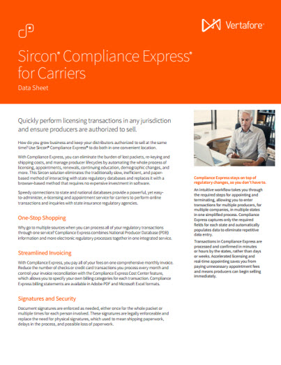 Compliance Express Data Sheet